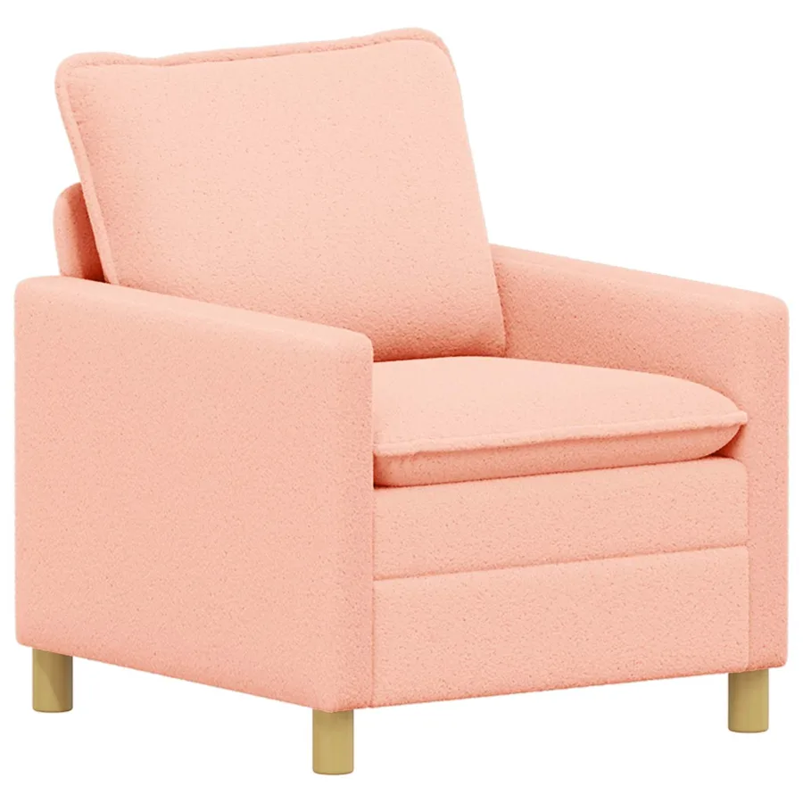 Canapé Rose 76 x 81 x 87,5 cm Tissu - 2