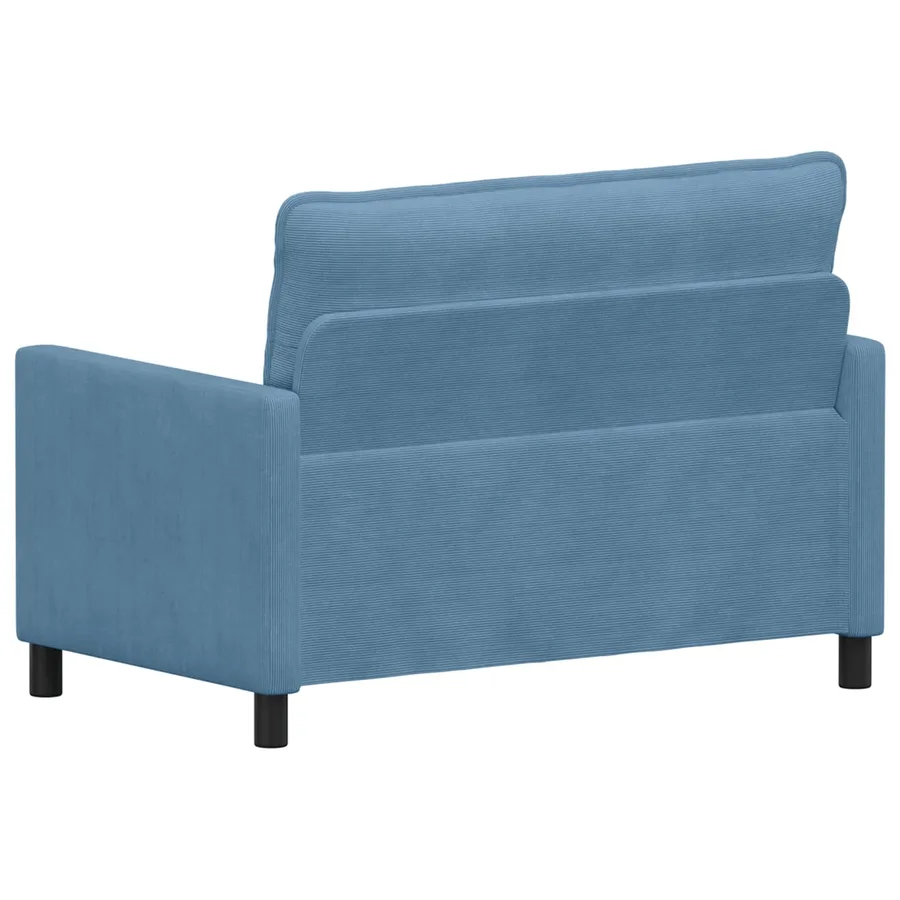 Canapé Bleu 126 x 81 x 87,5 cm Tissu - 5