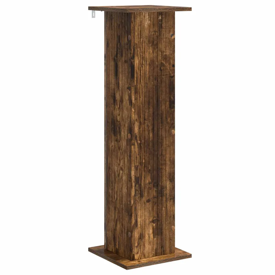 Support de Plante 2 pcs Chêne fumé 30,5 x 30 x 100,5 cm - 5