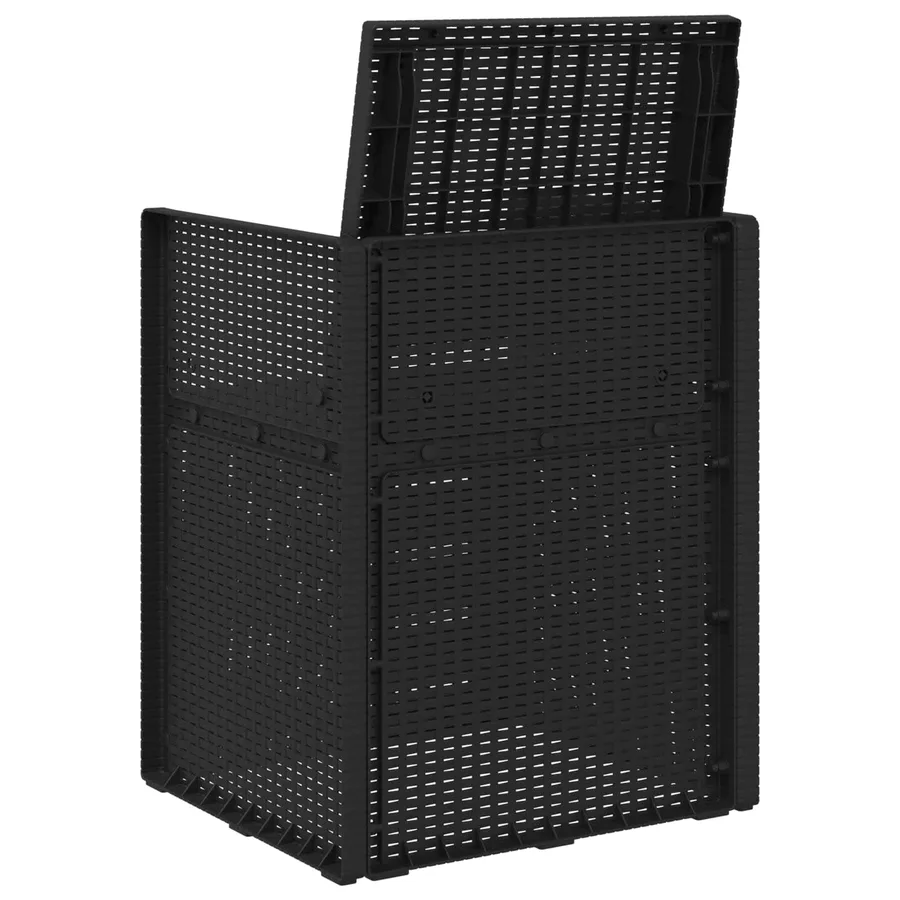 Chaises de jardin salle à manger 2 pcs Anthracite PP - 7