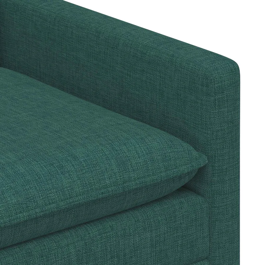 Canapé Vert foncé 156 x 81 x 87,5 cm Tissu - 6