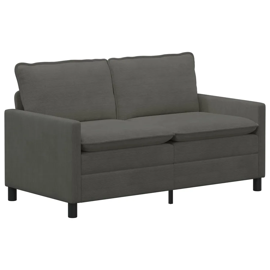 Canapé Gris foncé 156 x 81 x 87,5 cm Tissu - 2