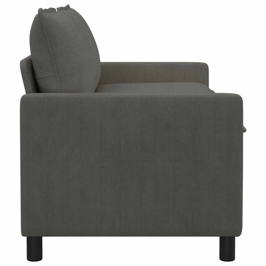 Canapé Gris foncé 156 x 81 x 87,5 cm Tissu - 4