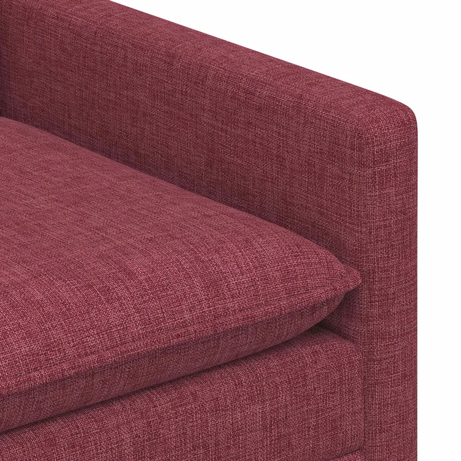 Canapé Bordeaux 76 x 81 x 87,5 cm Tissu - 6