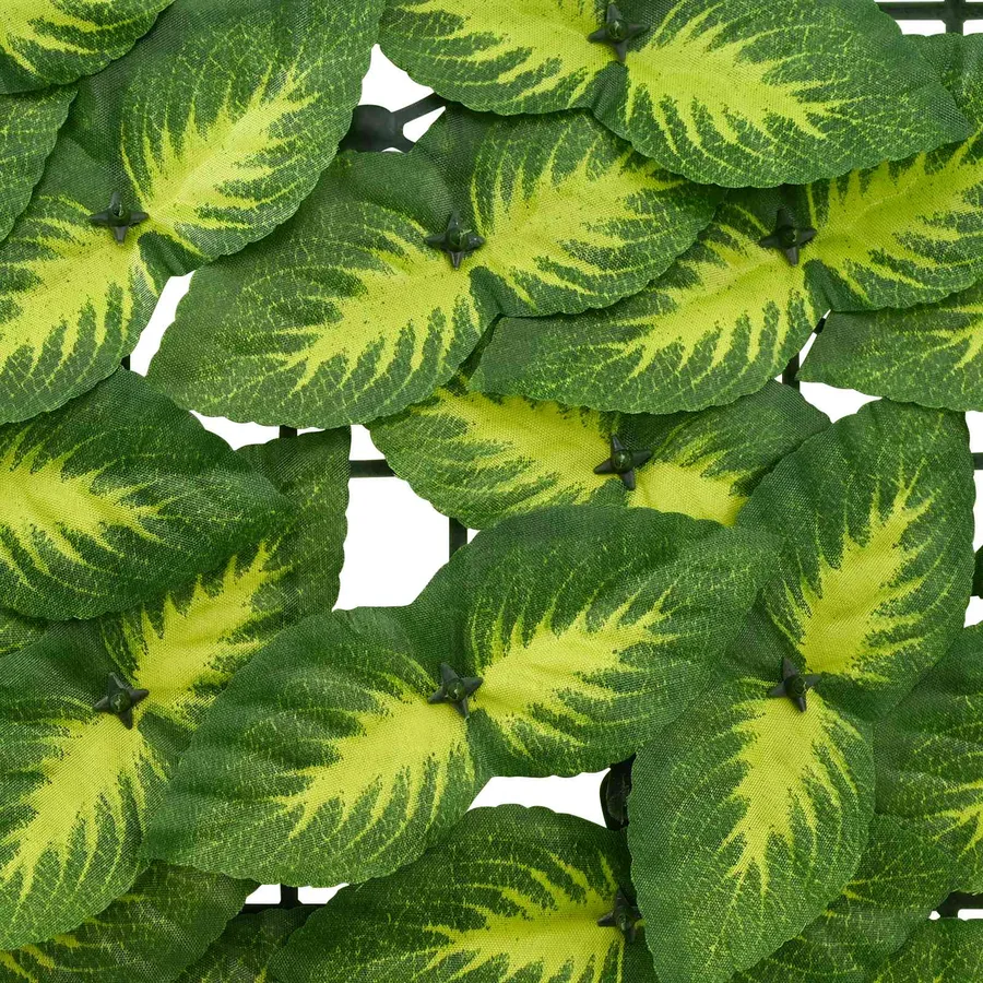Écran de balcon avec feuilles Vert et jaune 600 x 75 cm - 4