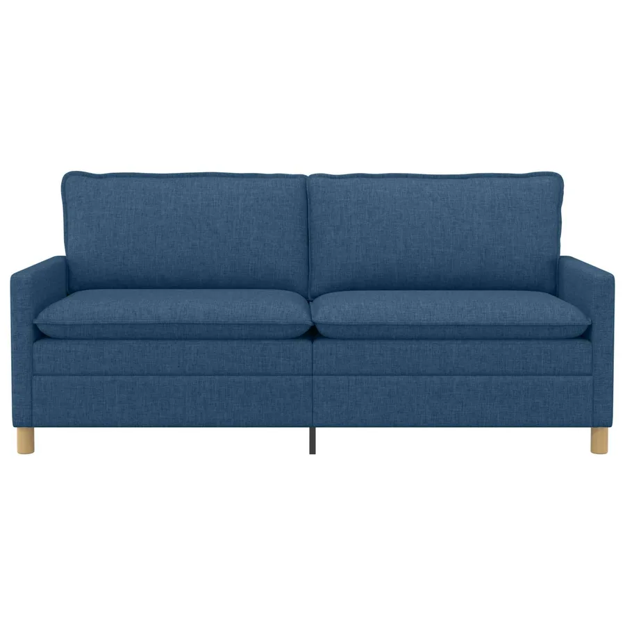 Canapé Bleu 196 x 81 x 87,5 cm Tissu - 3