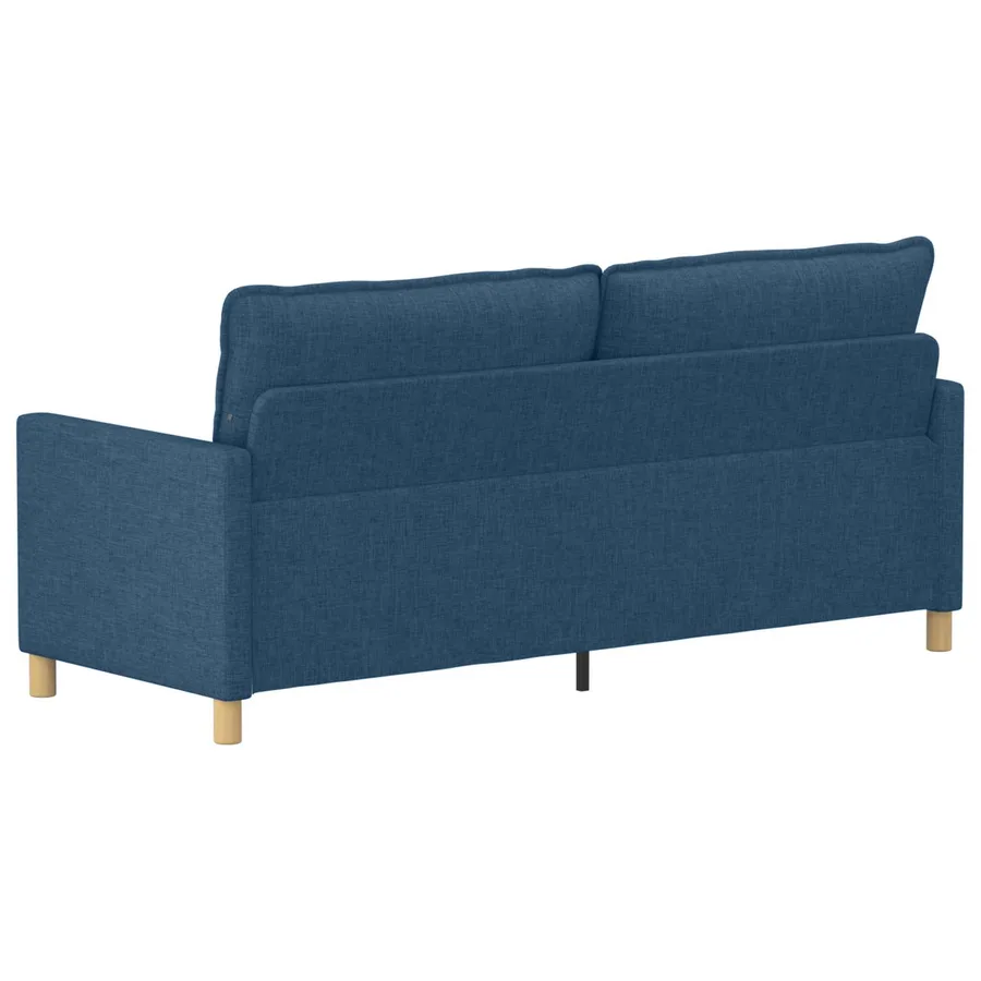 Canapé Bleu 196 x 81 x 87,5 cm Tissu - 5