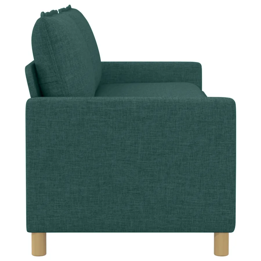 Canapé Vert foncé 196 x 81 x 87,5 cm Tissu - 4