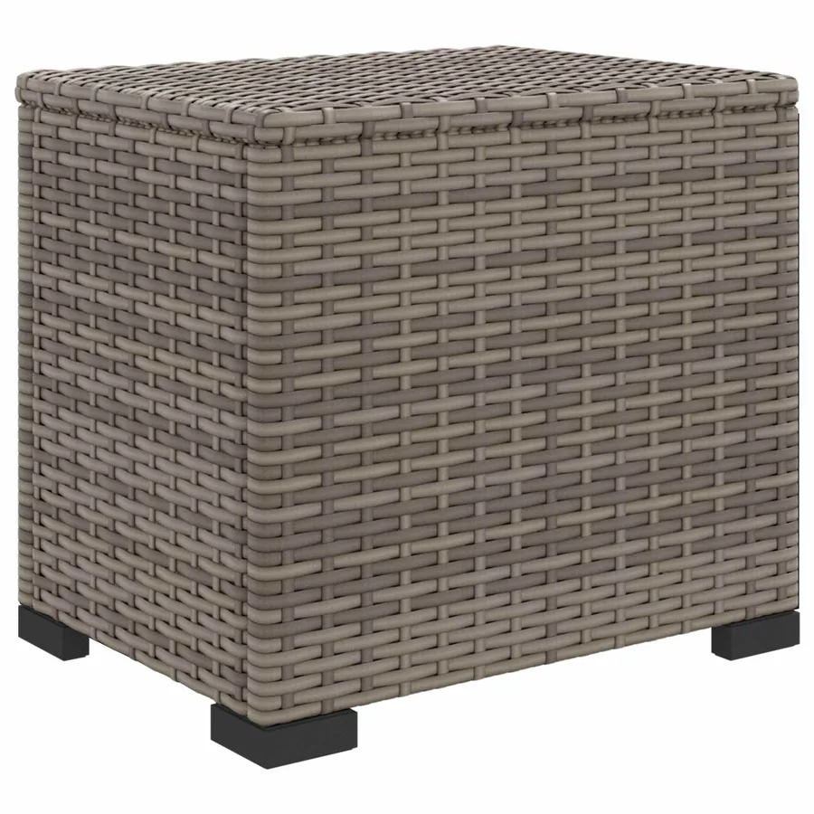 Pouf de jardin avec coussin 40 x 30 x 40 cm - 3