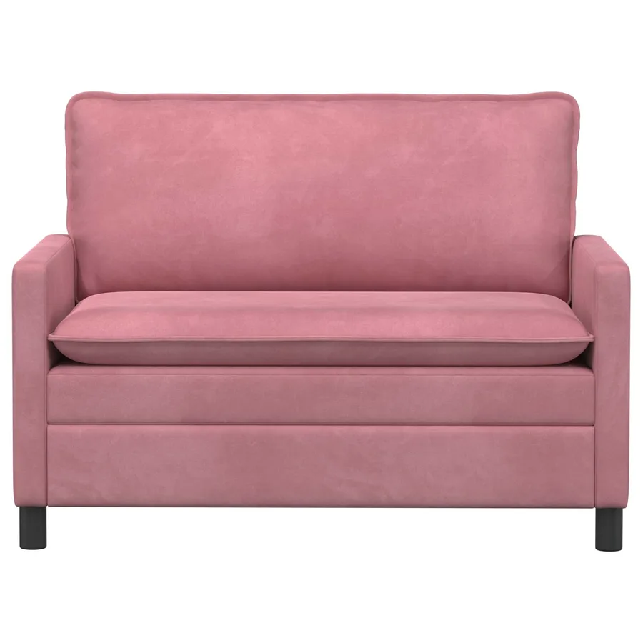 Canapé Rose 126 x 81 x 87,5 cm Velours - 3