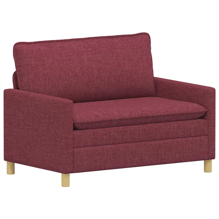 Canapé Bordeaux 126 x 81 x 87,5 cm Tissu - 2