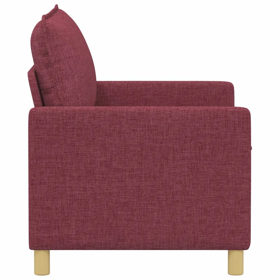 Canapé Bordeaux 126 x 81 x 87,5 cm Tissu - 4