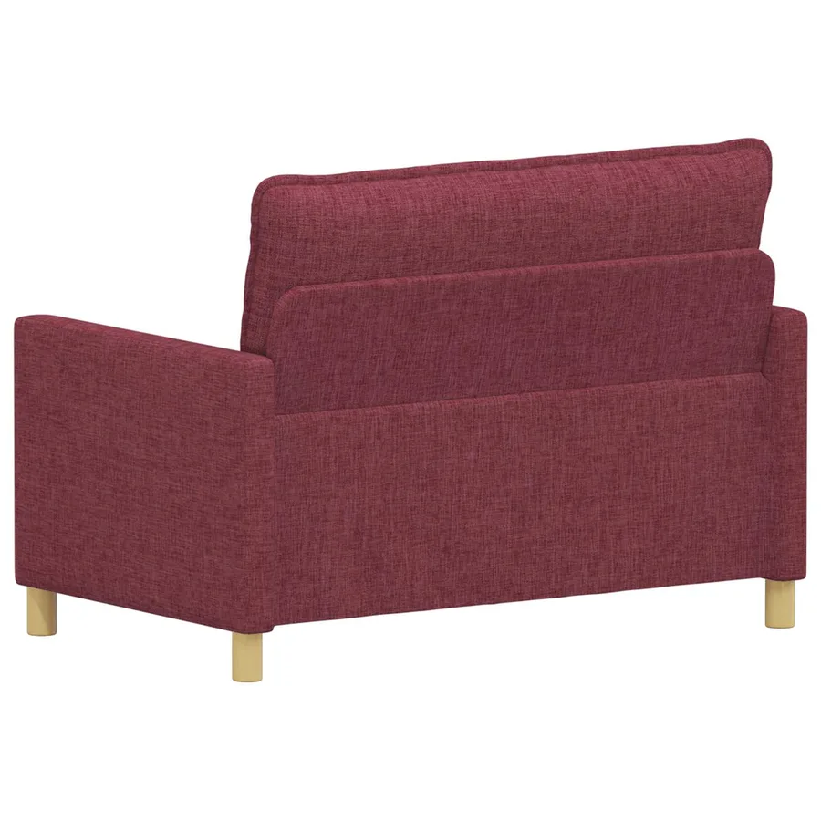 Canapé Bordeaux 126 x 81 x 87,5 cm Tissu - 5