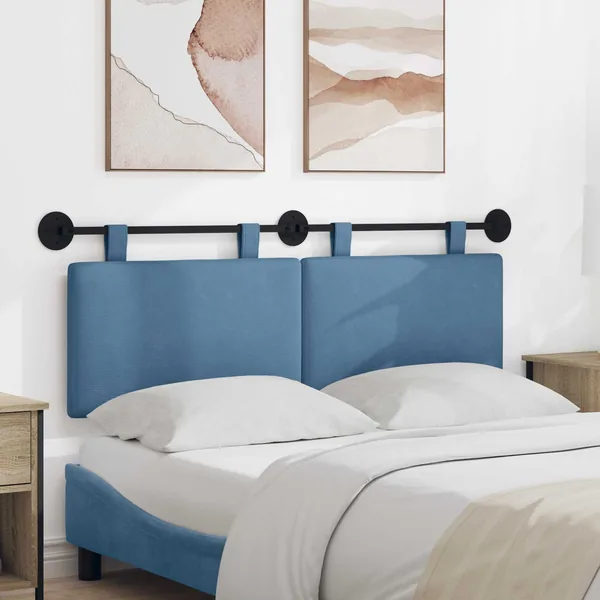 Tête de lit suspendue Tissu en velours côtelé