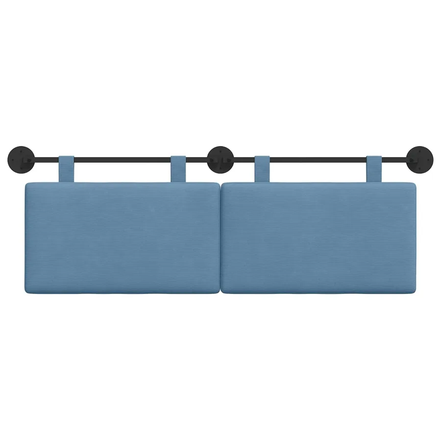 Tête de lit suspendue Tissu en velours côtelé - 5