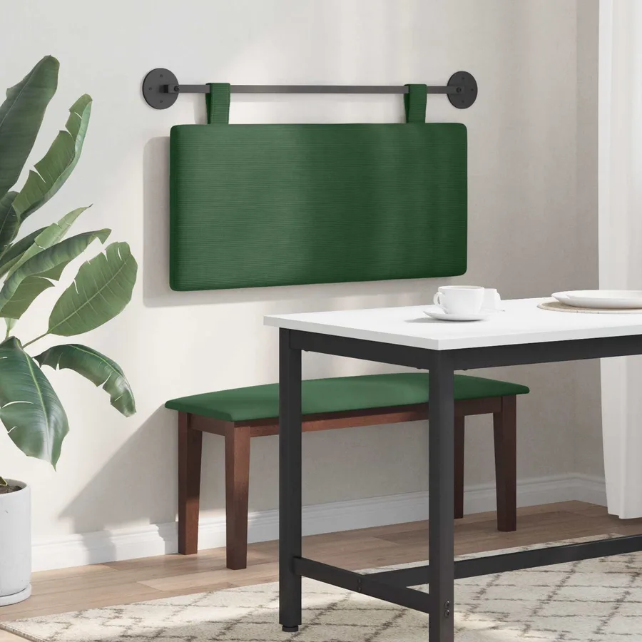 Tête de lit suspendue Tissu en velours côtelé - 4