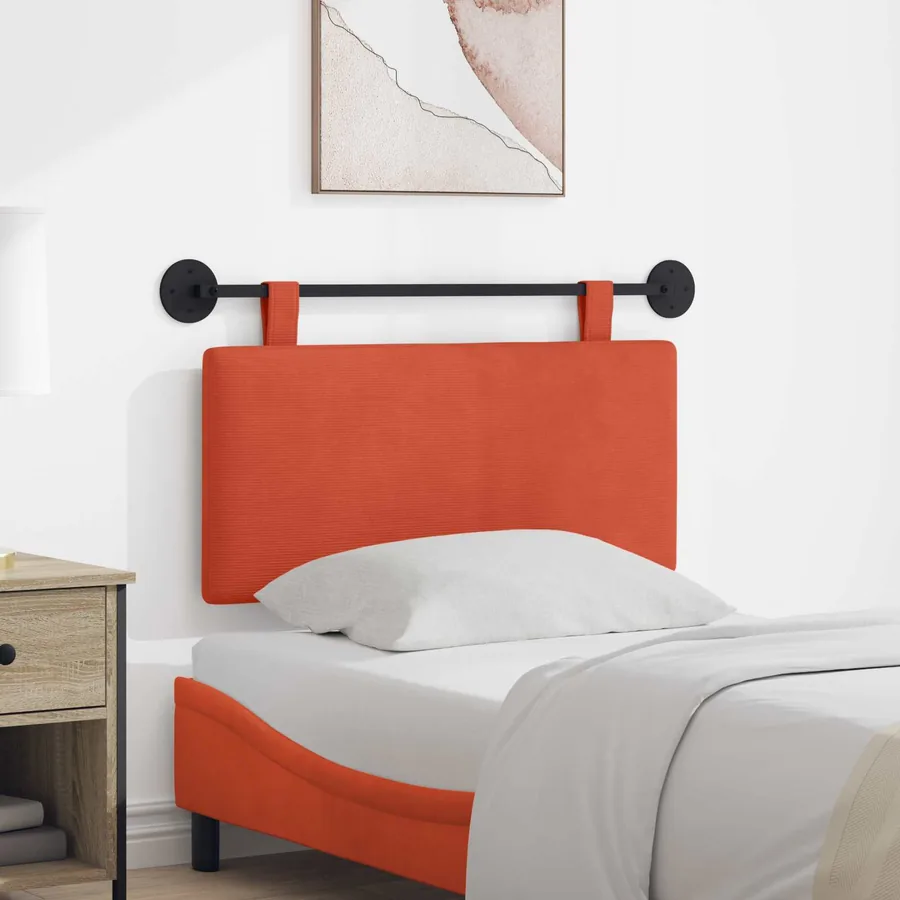 Tête de lit suspendue Tissu en velours côtelé