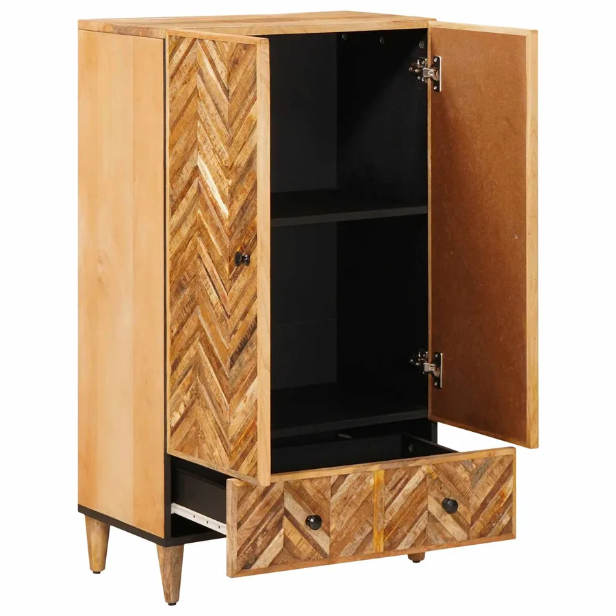 Armoires de rangement avec tiroir Marron 60 x 33,5 x 100 cm - 2