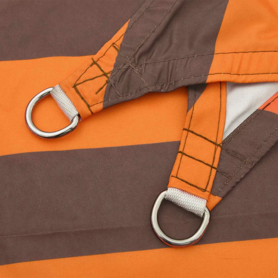 Voile d'ombre Orange et marron 6 x 2 m 100 % polyester Oxford - 5