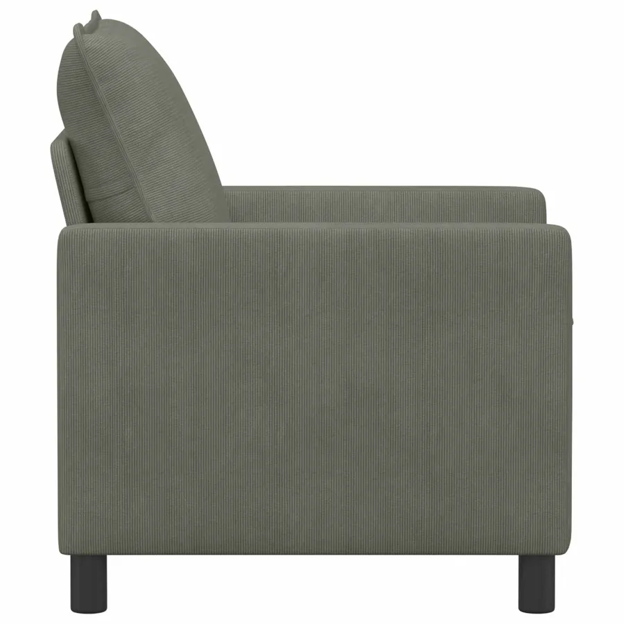 Canapé Gris clair 76 x 81 x 87,5 cm Tissu - 4
