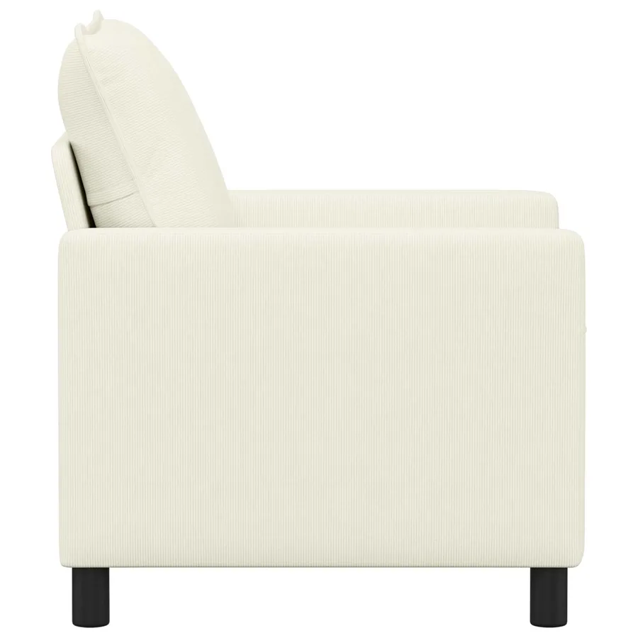 Canapé Crème 76 x 81 x 87,5 cm Tissu - 4