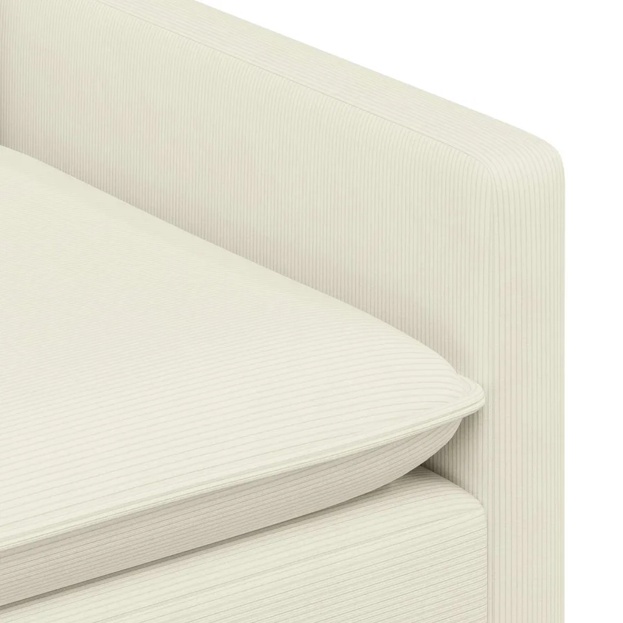 Canapé Crème 76 x 81 x 87,5 cm Tissu - 6