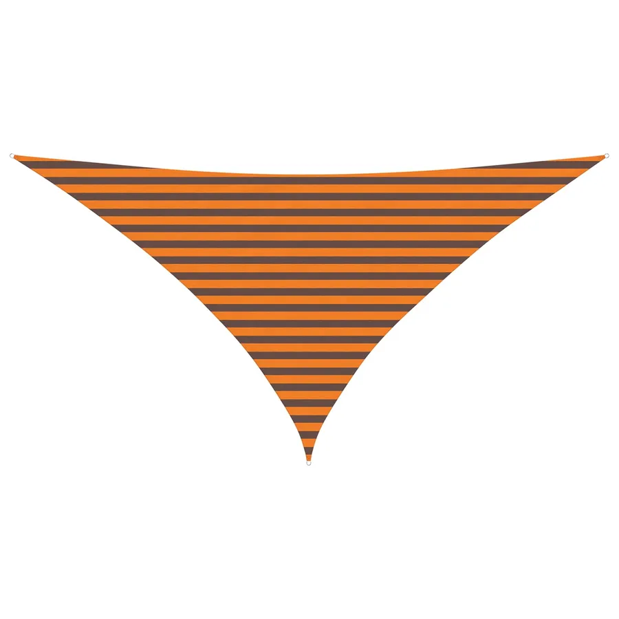 Voile d'ombre Orange et marron 3,5 x 3,5 x 4,9 m - 2