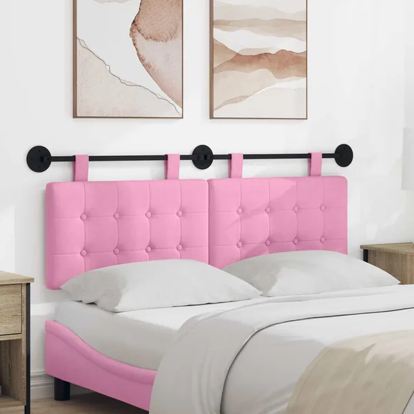 Tête de lit suspendue tissu