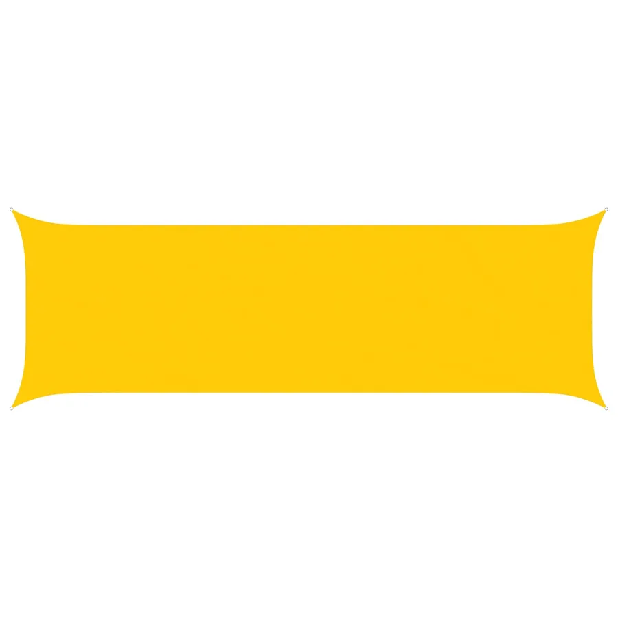 Voile d'ombre Jaune 6 x 2 m 100 % polyester Oxford - 2