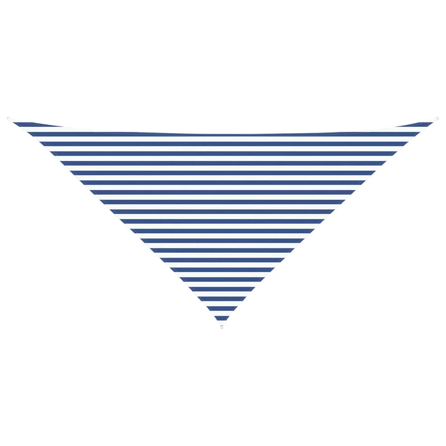 Voile d'ombre Bleu et Blanc 4 x 4 x 5,8 m - 2