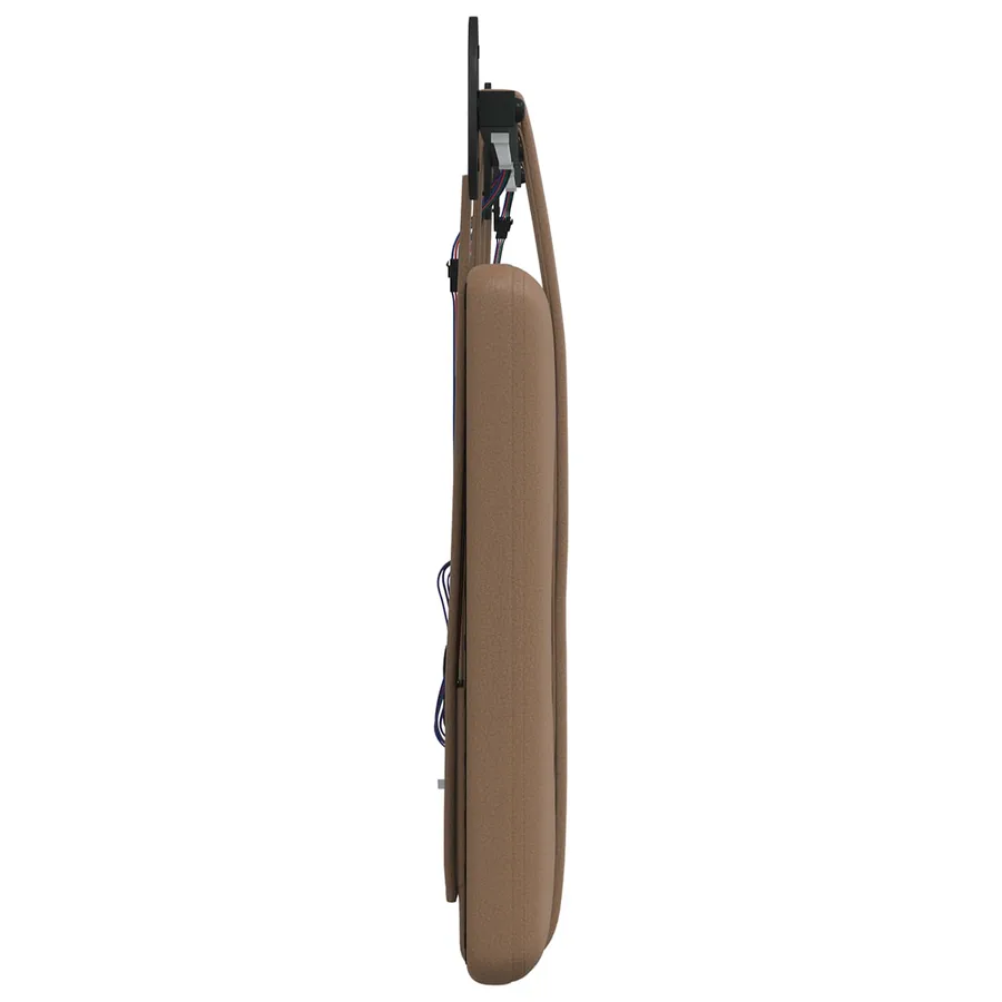 Tête de lit suspendue Avec lumière LED Cappuccino Simili cuir - 7