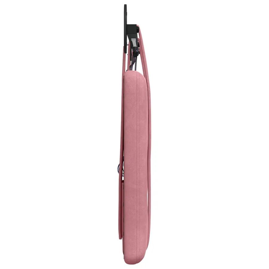 Tête de lit suspendue Avec lumière LED Rose Velours - 7