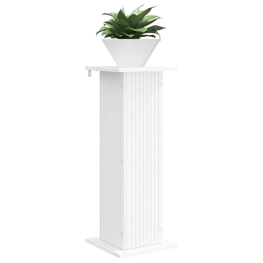 Support de Plante Blanc 30,5 x 30 x 80,5 cm Bois d'ingénierie - 3