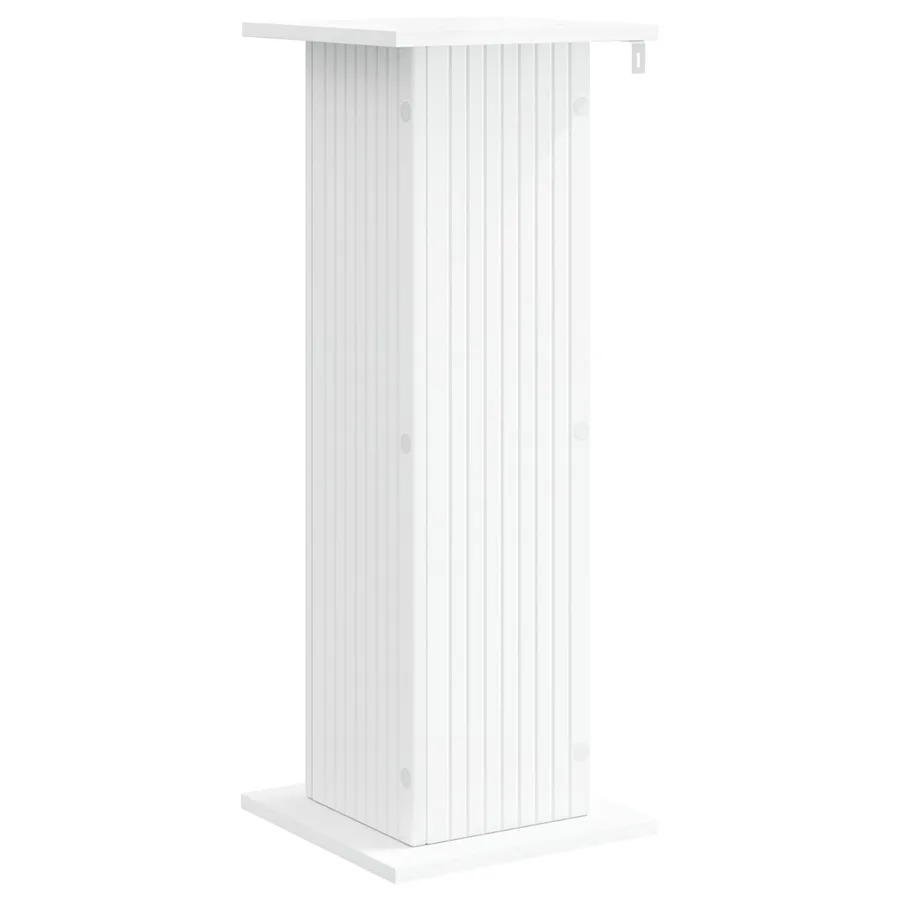 Support de Plante Blanc 30,5 x 30 x 80,5 cm Bois d'ingénierie - 7