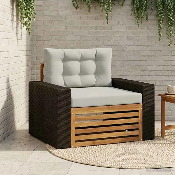 Sofa de milieu extérieur Naturel