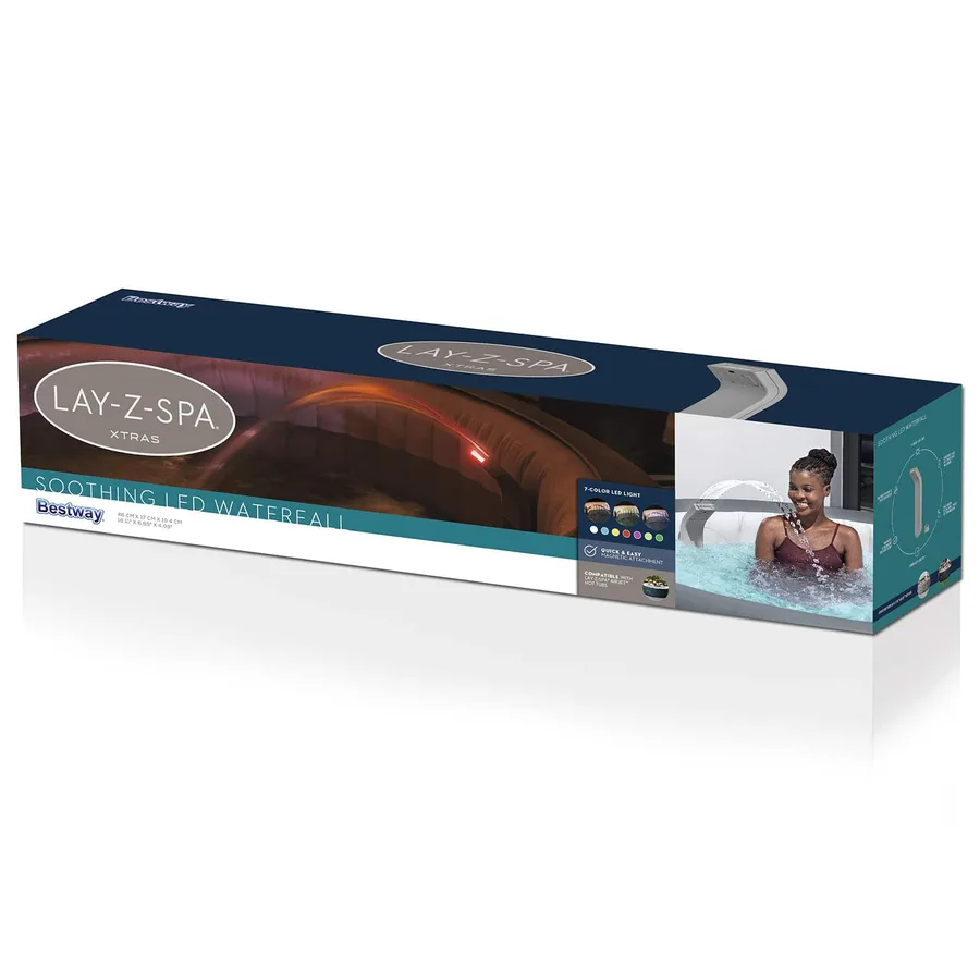 Bestway Cascade LED avec bandes LED Gris ABS - 2