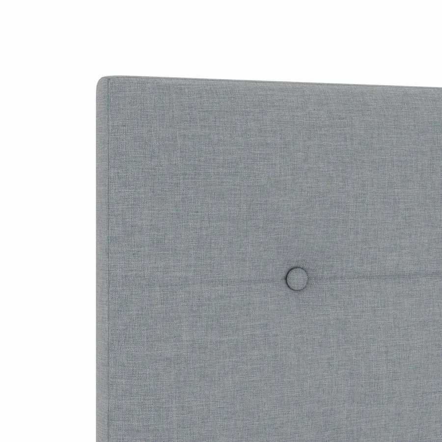 Lit boxspring avec matelas Gris clair 140 x 190 cm Tissu - 8