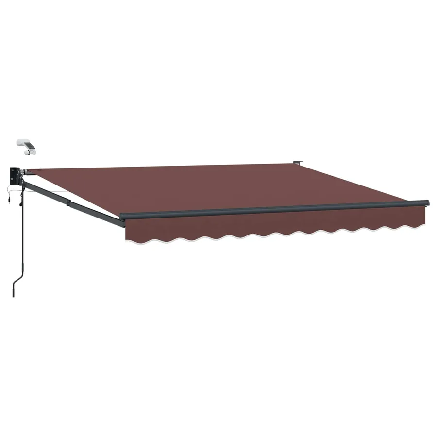 Auvent rétractable électrique Marron 3 x 2 m - 2