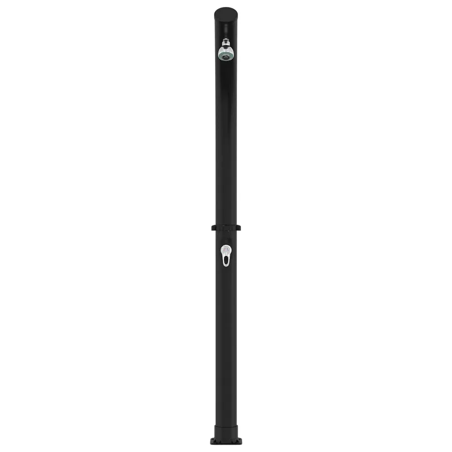 Douche solaire avec tête de douche 20 l Noir - 4
