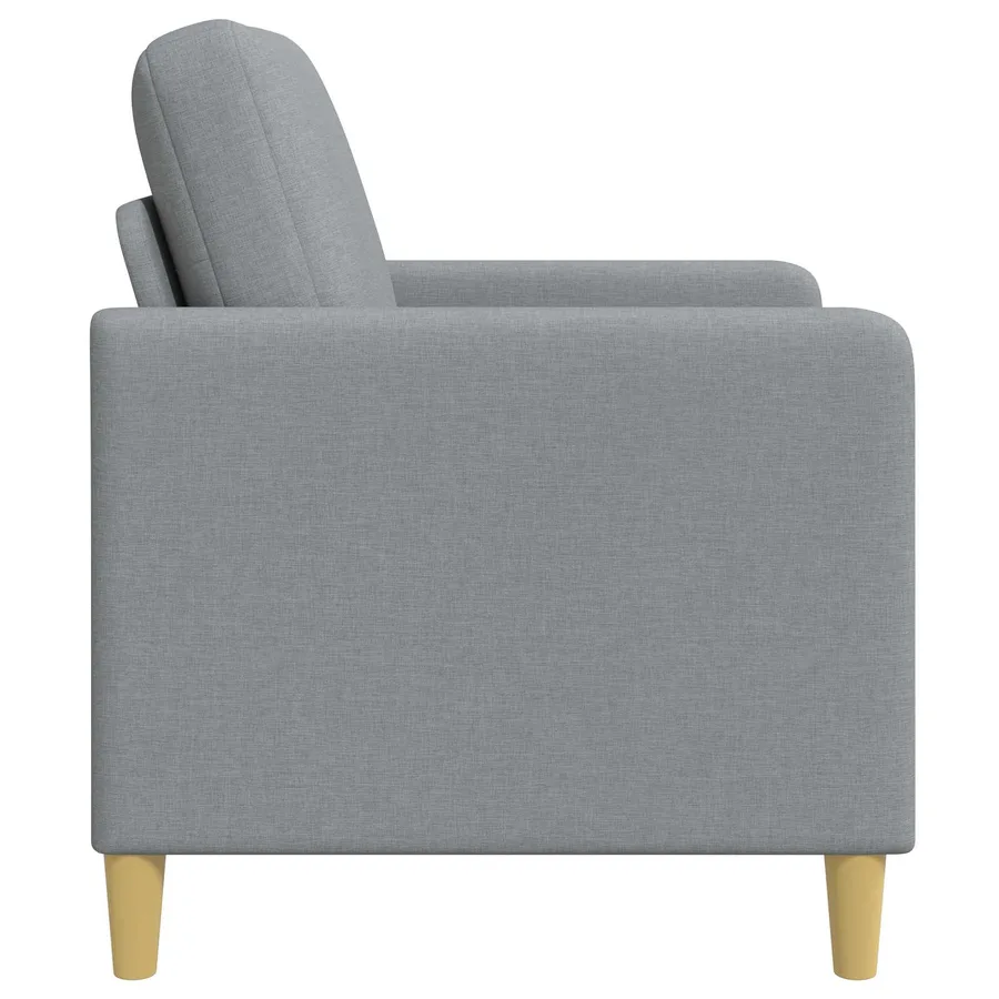 Sofa avec rangement Gris clair 122 x 78 x 87 cm Polyester - 5