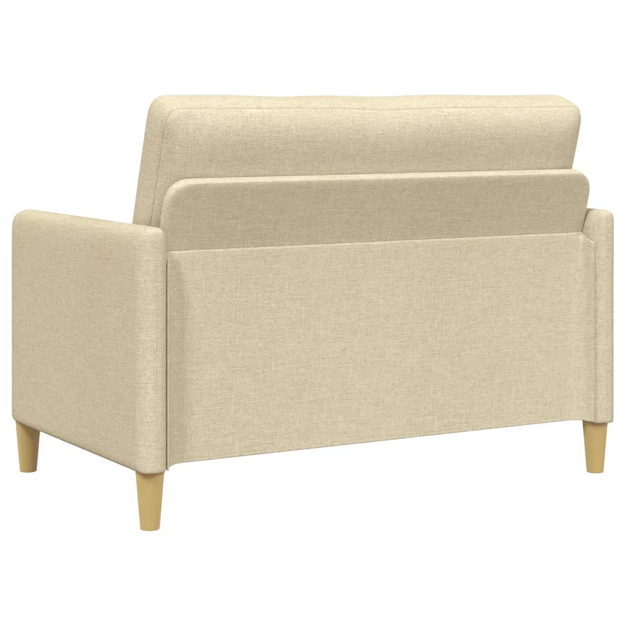 Sofa avec rangement Crème 122 x 78 x 87 cm Polyester - 5