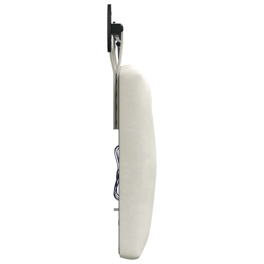 Tête de lit suspendue Avec lumière LED Crème Velours - 7