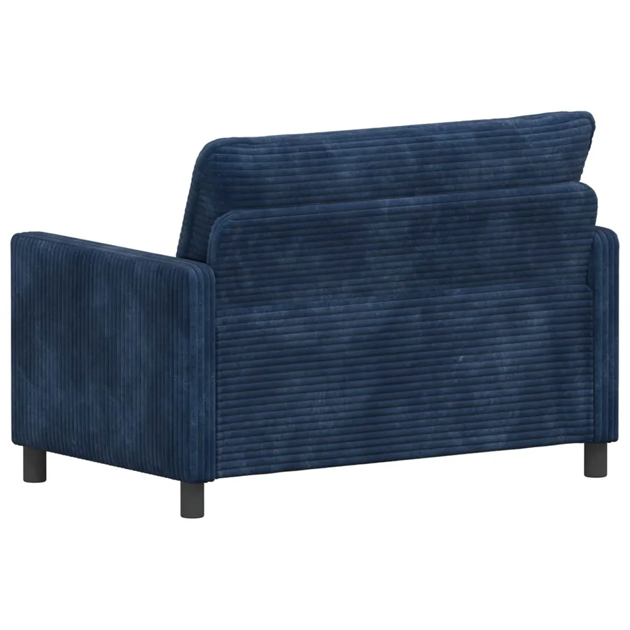 Canapé Bleu marine 126 x 81 x 87,5 cm Polyester - 5