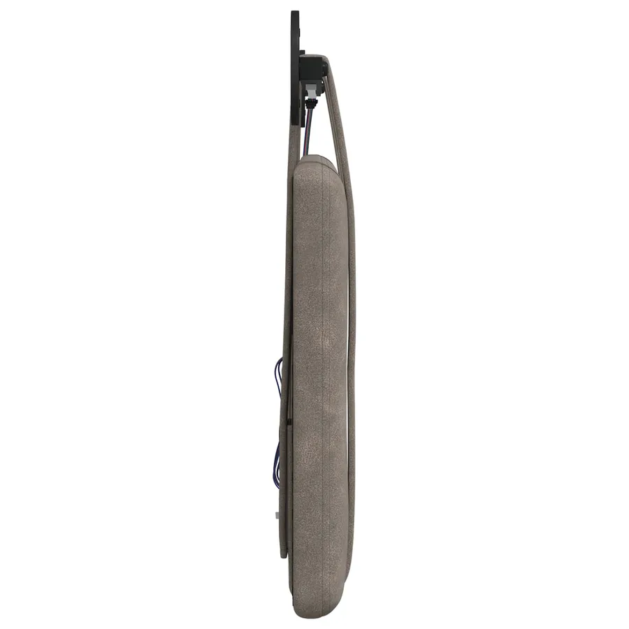 Tête de lit suspendue Avec lumière LED Gris PU antique - 7
