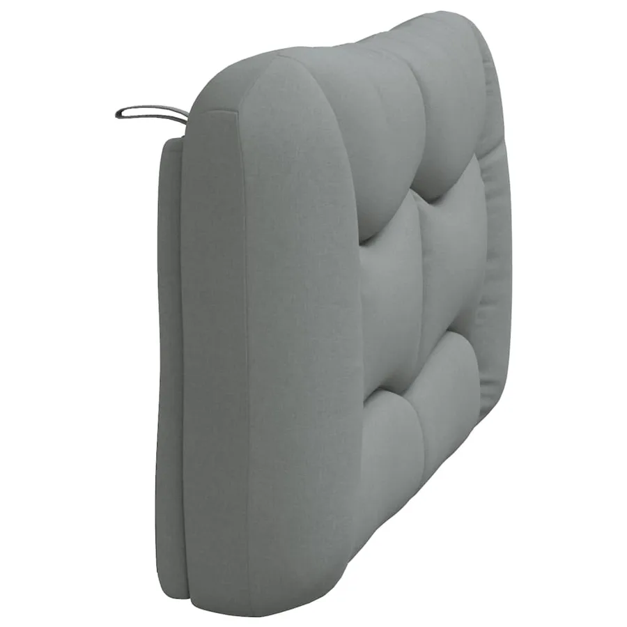 Coussin de tête de lit Hvar gris clair 137 cm tissu - 6