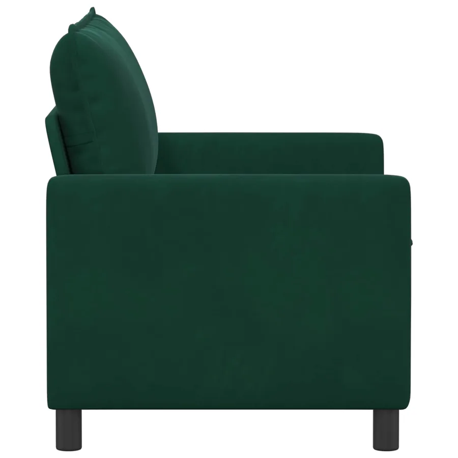 Canapé Vert foncé 126 x 81 x 87,5 cm - 4
