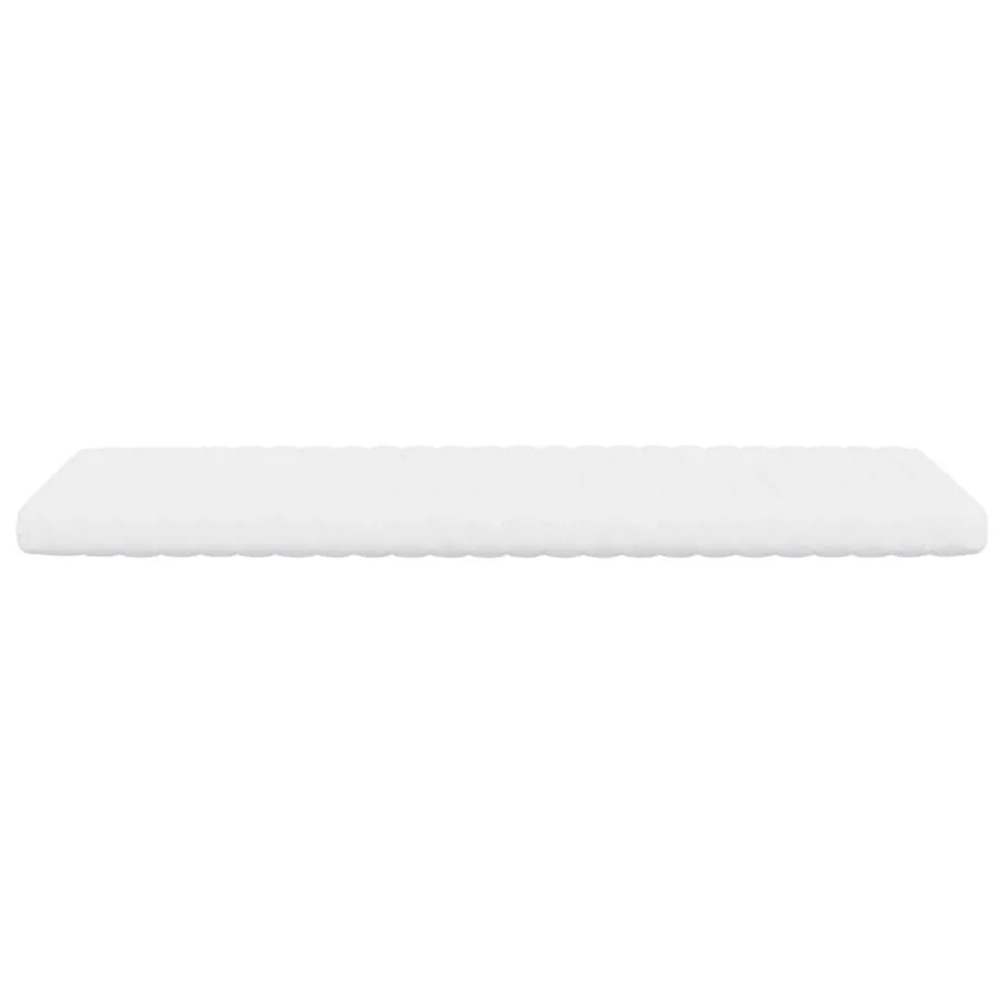 Matelas en mousse 75 x 190 cm Blanc - 3