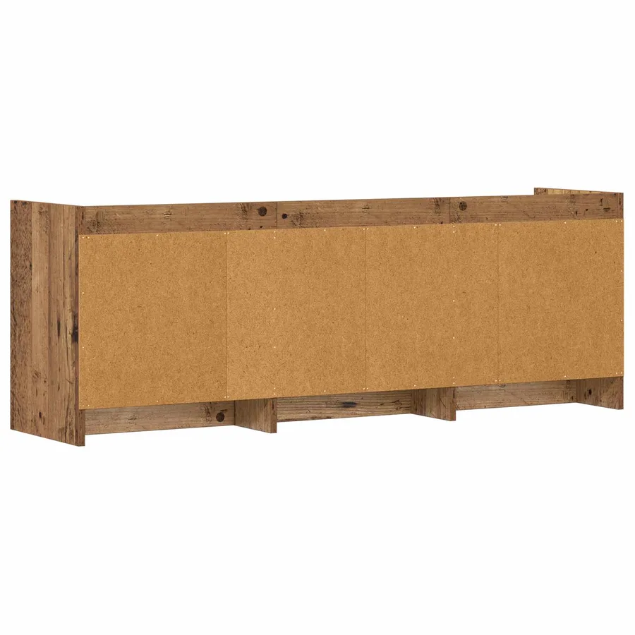 Meuble TV 130 x 33 x 47 cm Bois ancien Bois d'ingénierie - 7
