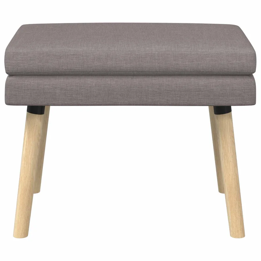 Banc à double couche Taupe 60 x 40 x 46 cm Tissu - 5