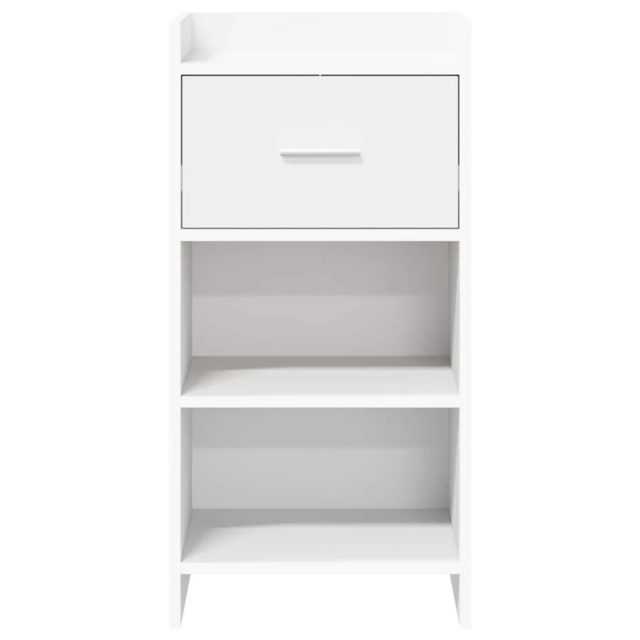 Buffet Blanc 40 x 36 x 80 cm Bois d'ingénierie - 4